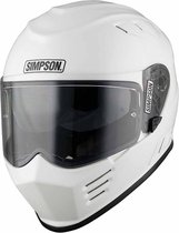 Simpson Helmet ECE22.06 Venom White XL - Maat XL - Helm