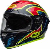 Bell Race Star Dlx Flex Blue Retina Full Face Helmet S - Maat S - Helm