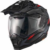 Nexx X.Wed3 Keyo Grey Red Mt S - Maat S - Helm