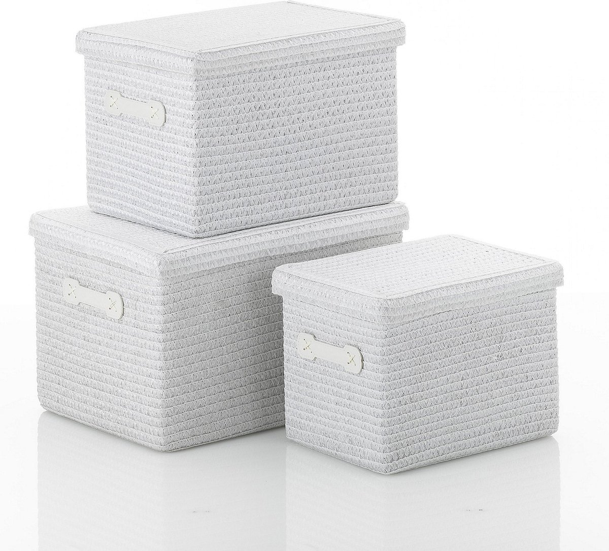 Rimossa Mand Set van 3 Stuks - Wit - Kela