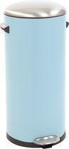 EKO - Belle Deluxe pedaalemmer 30 ltr, EKO - Steel Plastic - licht blauw, sandcoated