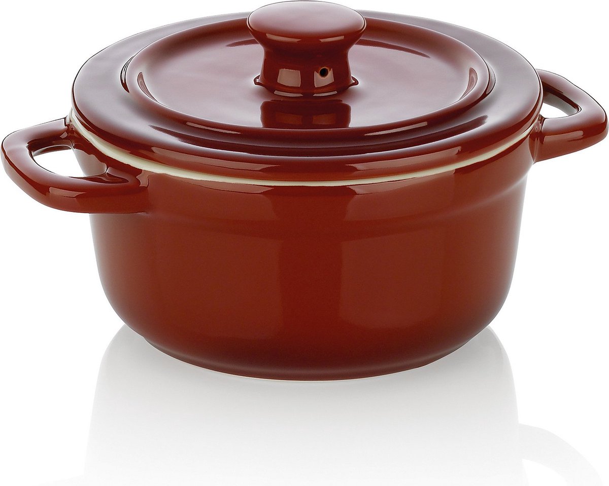 Oven Braadpan Ø 14 cm Keramiek Rood - Kela Malin