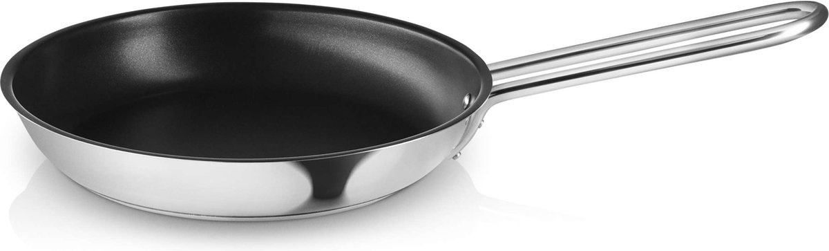 Eva Trio - Steel Line Recycled Koekenpan 24 cm Ceramic - Roestvast Staal - Grijs -