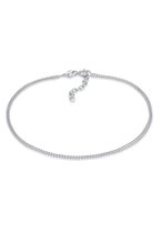 Elli Dames Enkelbanden Enkelbandje dames bal 925 sterling zilver zomer / strand verlengbaar 22cm