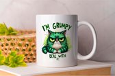 Mug Im Grumpy deal with it - Cats - Cadeau - Cadeau - CatLovers - Meow - KittyLove - Chats - Amoureux des chats - Chaton Amour - Prrrfect