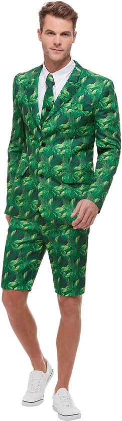 Smiffys Kostuum Tropical Palm Tree Suit Groen