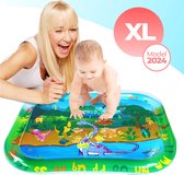 COOL'R® XXL Waterspeelmat - Groen - Met geluid - Speelmat - Opblaasbaar baby water speelmat - Speelkleed - Waterspeelgoed - Baby speelgoed 0 jaar - Kraamcadeau - Kinderspeelgoed - Tummy Time - Baby Gym
