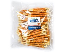 YOEKL Kauwstaafjes met Kip - 100 Stuks - Hondensnacks - Hondensnoepjes - Kauwsnacks - Kauwstaaf - Kauwstick