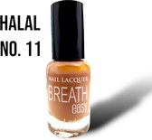 Halal Nagellak - BreathEasy - nagellak no. 11 - waterdoorlatend - luchtdoorlatend - Halal