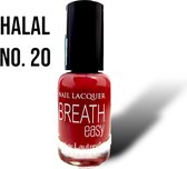 Halal Nagellak - BreathEasy - nagellak no. 20 - waterdoorlatend - luchtdoorlatend - Halal
