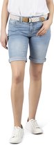 DENIMFY Dames Short Broeken DFLena regular/straight Fit Blauw Volwassenen