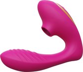 IVY LUX NUA SE Krachtige Luchtdruk Vibrator - Perfecte G-Spot Stimulator & Clitoris Satisfyer - Sex Toys en Vibrators voor Vrouwen & Koppels - Fluisterstil & Discreet Bezorgd - Seksspeeltjes & Dildo - Roze