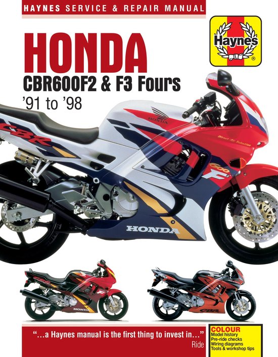 Honda CBR600F2 & F3 Fours Motorcycle Rep - cover
