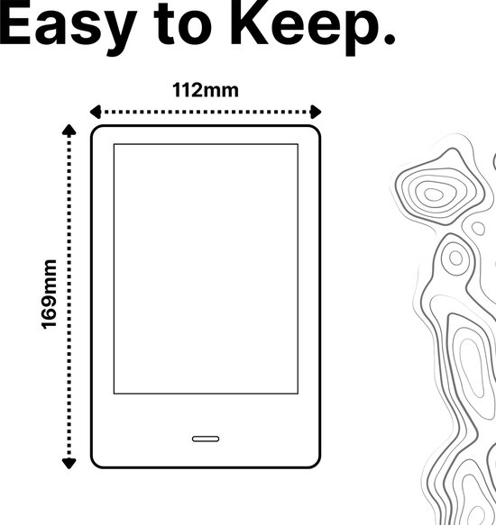 Bemi Cognita X E-reader - Ebook Lezer - 6 Inch Scherm - Schermverlichting - 1900 mAh Batterij - Touchscreen - 1024 x 758 Pixels - 8 GB - Zwart