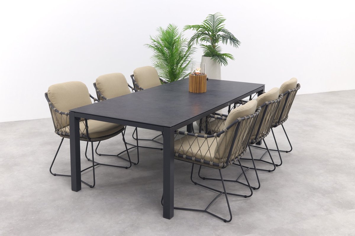 Taste Prego/Chaneo tuinset - 220x100 cm. - 7-delig