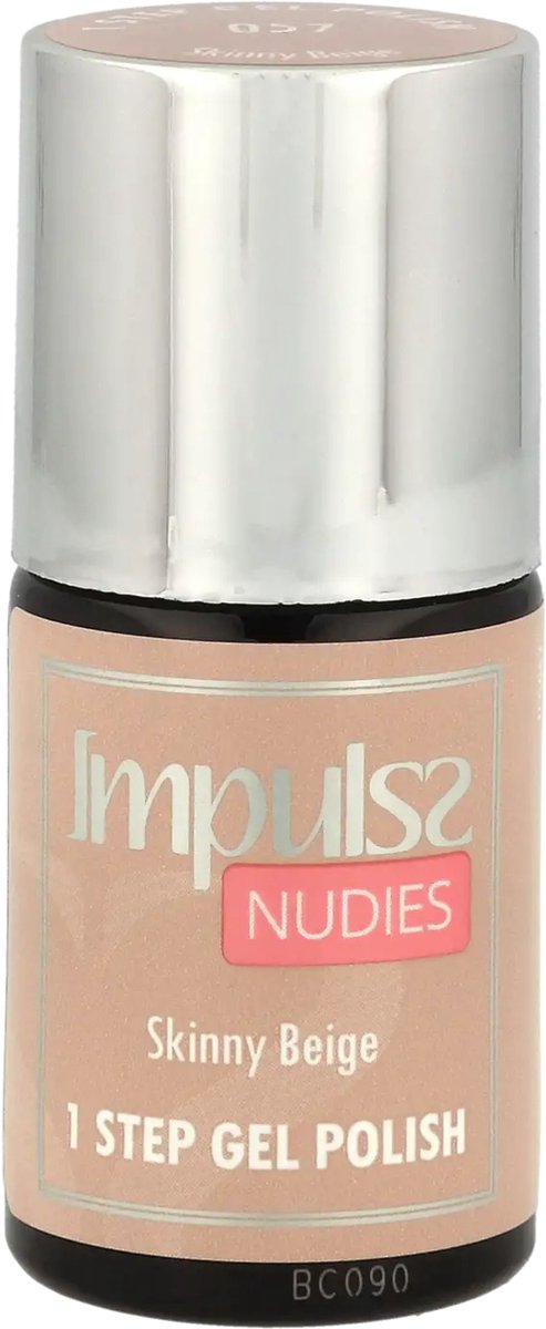 Impulss Gellak Gel Polish Nudies Gel Nagellak Verhardende werking Skinny Beige 7 mililiter
