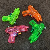 WVspecials - Mini waterpistolen 4 stuks - water gun - 3 jaar + - blauw roze groen geel