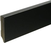 MDF Plint Zwart Gelakt - H 9 x D 1,2 x L 240 cm (Set van 3 stuks)