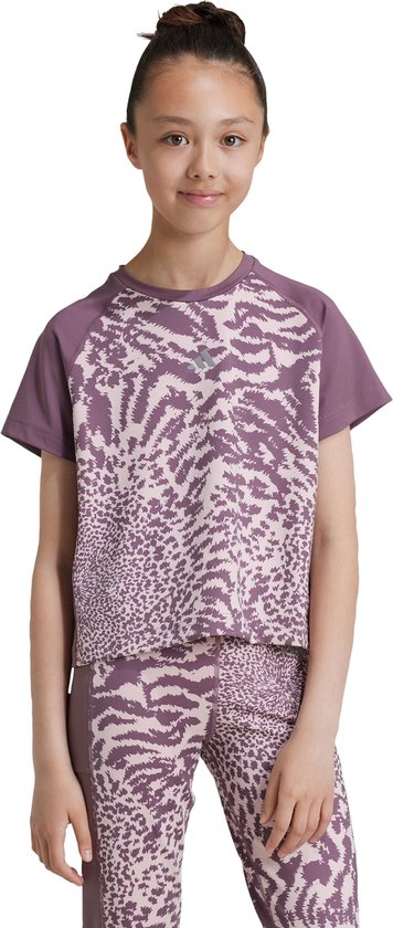 adidas Sportswear Print T-shirt Kids - Kinderen - Roze- 152