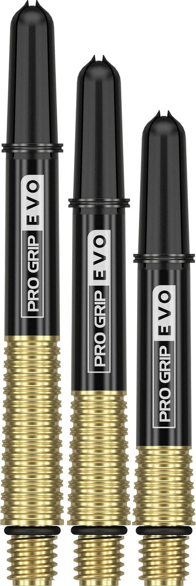 Target Pro Grip Evo Al Gold - Dart Shafts Short