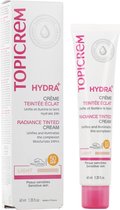 Topicrem Face Care Dagcrème Hydra+ Radiance Tinted Cream Light 40ml