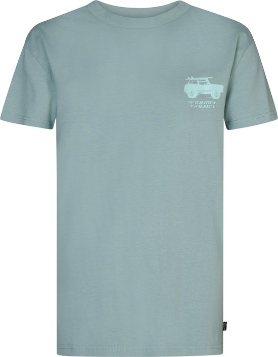 PETROL Jongens-T-shirt--5179 Aqua Grey-Maat 164