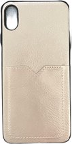 DrPhone PU Lederen Hoesje - Telefoonhoesje - Hard Case - Geschikt voor Iphone XS Max - Beschermend - Brons
