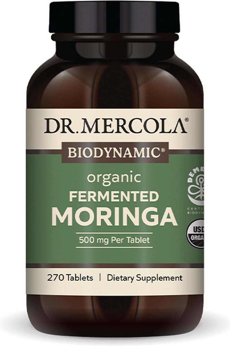 Goedkoopste Dr. Mercola - Biodynamic - Organic Fermented Moringa - 270 tabletten