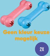 Kong - Puppy Goodie Bone Roze Of Blauw Assorti - 2 Stuks - Voordeelverpakking