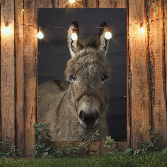 Portrait chevalet Affiche de jardin 100x200 cm - Toile de jardin / Toile d'extérieur / Peintures d'extérieur (décoration de jardin) XXL / Groot format!