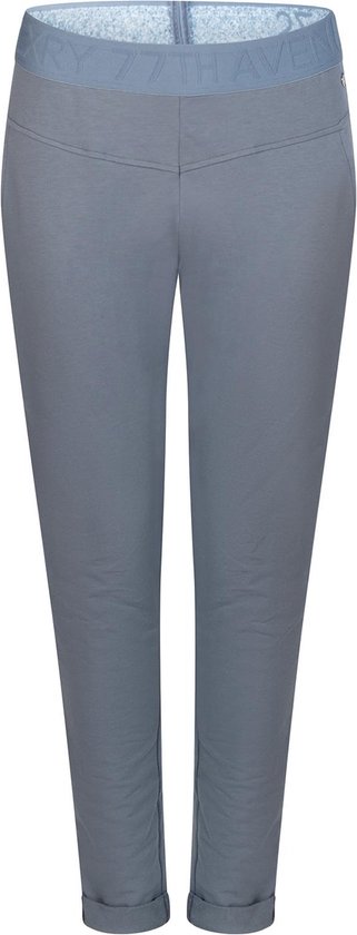 Zoso Broek Wish Sporty Trouser With Logo Band 242 1030 Greyblue Dames Maat - L