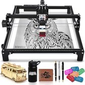 4240 Laser Engraving Machine for Metal, Iklestar 40W Laser Engraver and Cutter for Wood, 10000mW Optical Power, Compressed Spot, DIY Marking (16.54"x15.75")