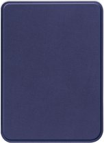 Hoesje Geschikt voor Kobo Clara BW Hoes Book Case - Hoes Geschikt voor Kobo Clara BW Hoesje Book Cover - Donkerblauw