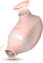 Akindo - Oral Air-Pulse Clitoris Stimulator - Luchtdruk Vibrator - Discreet & Stille Vibrators voor Vrouwen - Vibrators voor Vrouwen & Koppels - Seksspeeltjes - Sex Toys Couples - Erotiek - Fibrator -Vibromasseur - blank