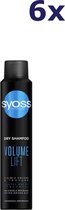 6x Syoss Volume Lift Droogshampoo 200 ml