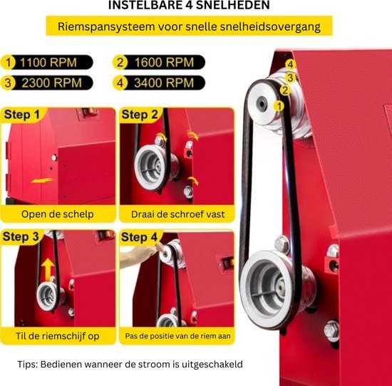 Professionele houtdraaimachine, metalen behuizing, mini-draaibank, mini- draaibank, mini-draaibank, mini-draaibank, mini-draaibank, 4000-9000 omw/Mi