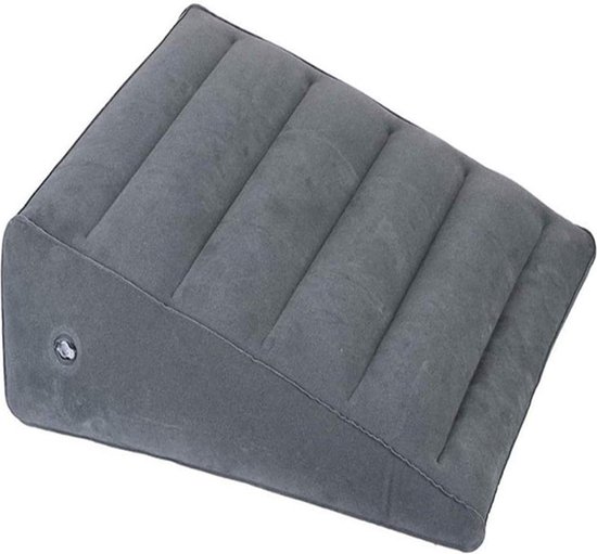Uitstekend Opblaasbaar Wedge-kussen voor Beenlift met Handige Beenvoetsteun (Taupe) wedge pillow