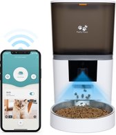 Pretty Paws QQ005 - Voerautomaat met WiFi en Camera - Kat - 4L - Wit