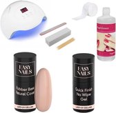 Easy Nails - Rubber Base BIAB Starterset met lamp - Natural Cover