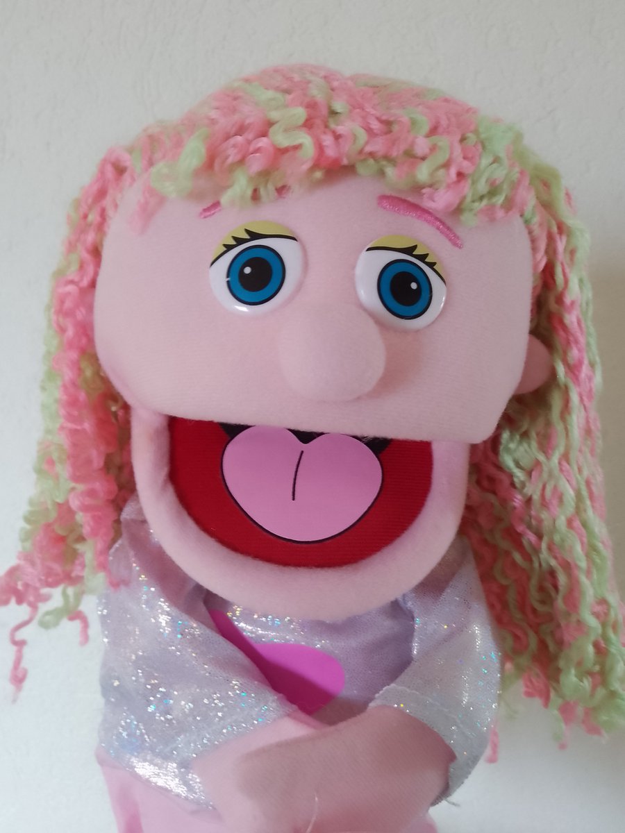 Sillypuppets - Handpop Kimmie 36 cm - Poppentheater - Puppet - Handpoppen - Poppenkastpoppen