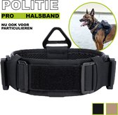 Always Prepared © Pro Halsband Hond - Hals 35-75 CM - Hondenhalsband - geschikt voor iedere hondenriem - voor middel en grote honden - Best getest 2023 - 450KG Anti trek test - One Size Zwart