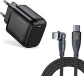 DrPhone QuickConnect - Combi Deal - Snelle USB-C Kabel - 2 Meter - 20W Snellader voor Optimaal Laden - Geschikt voor o.a. iPhone