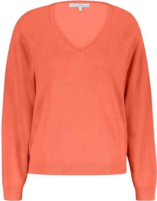 Red Button Trui Fay Fine Knit Srb4223 Flamingo Dames Maat - S