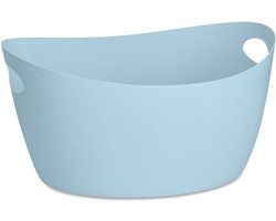 Wasmand, Opbergmand, 15 L, Organic Recycled, Natuur Bloemen Blauw - Koziol | Bottichelli L