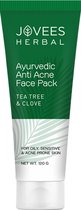 Jovees Kruidentheeboom & Kruidnagel Anti-acnepakket (120g)| Specifiek geformuleerd voor de vette, gevoelige en acnegevoelige huid | Diep reinigend en poriënzuiverend | Helpt acne en overtollig talg onder controle te houden