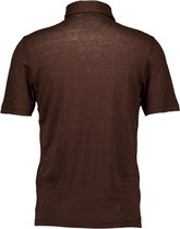 Gran Sasso - Shirt Donkerbruin Polos Donkerbruin 60168/96803