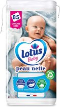 Lotus baby huid - katoen (1 verpakking met 85 Doekjes)