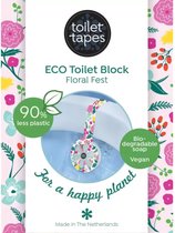Toilet Tapes - Eco-vriendelijke WC Blokjes Voordeelverpakking met 160+ Spoelbeurten - Tot 90% Minder Plastic, Efficiënte Toiletsteen - Langdurige Frisheid - Floral Fest - 14 Stuks