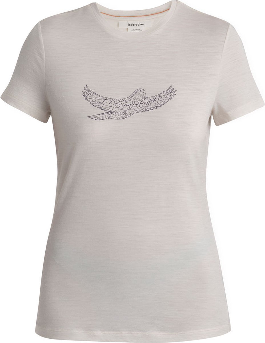 Icebreaker W Mer 150 Tech Lite III SS Tee IB Kea – Outdoor Kleding Fleeces en Truien T-Shirt Chalk