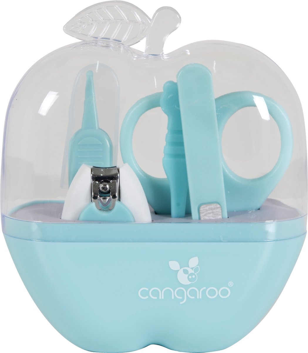 Goedkoopste Cangaroo Apple Blue Baby Manicureset 110041